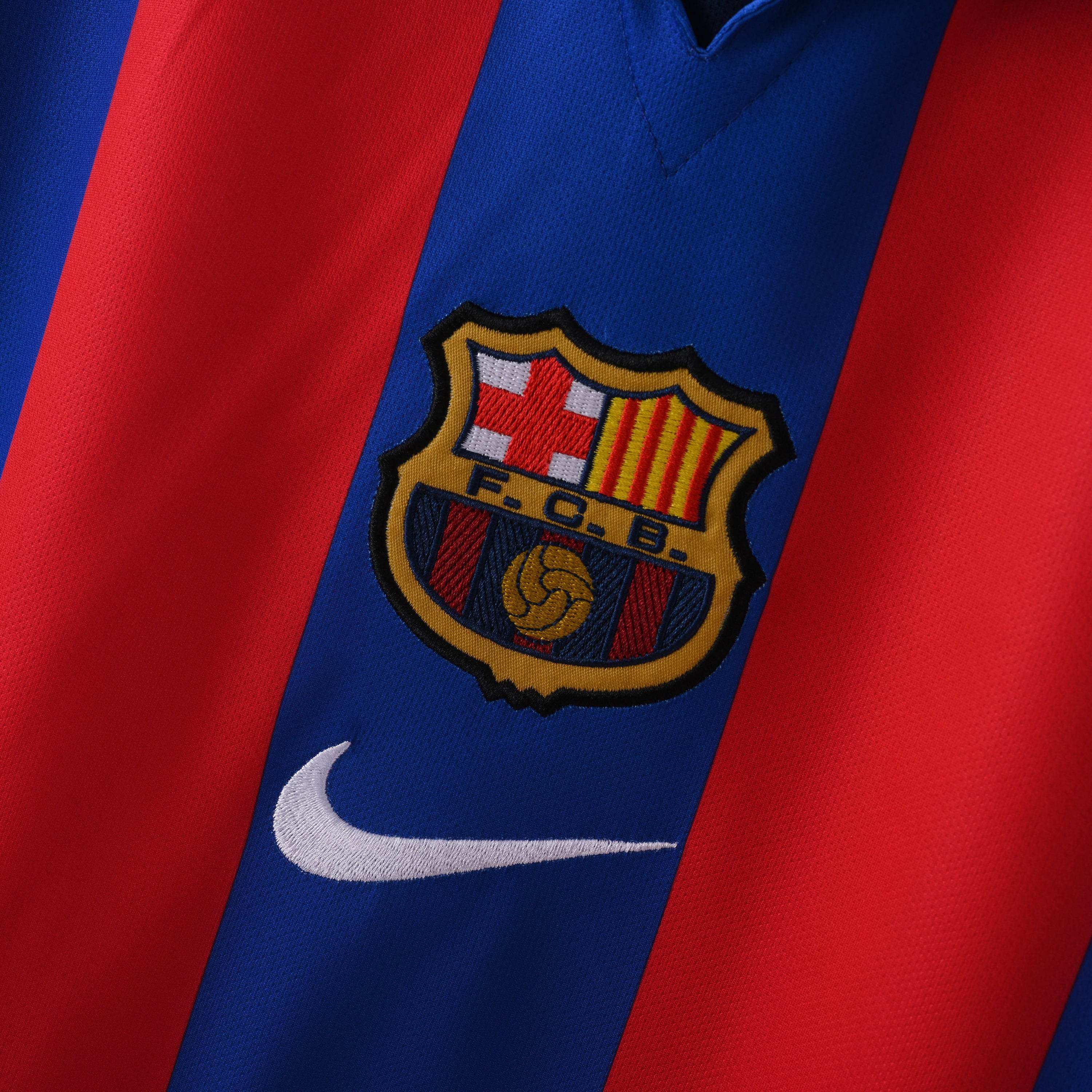 Maillot FC Barcelone 2001/02 Domicile - Édition Vintage Officielle - JERSEY 