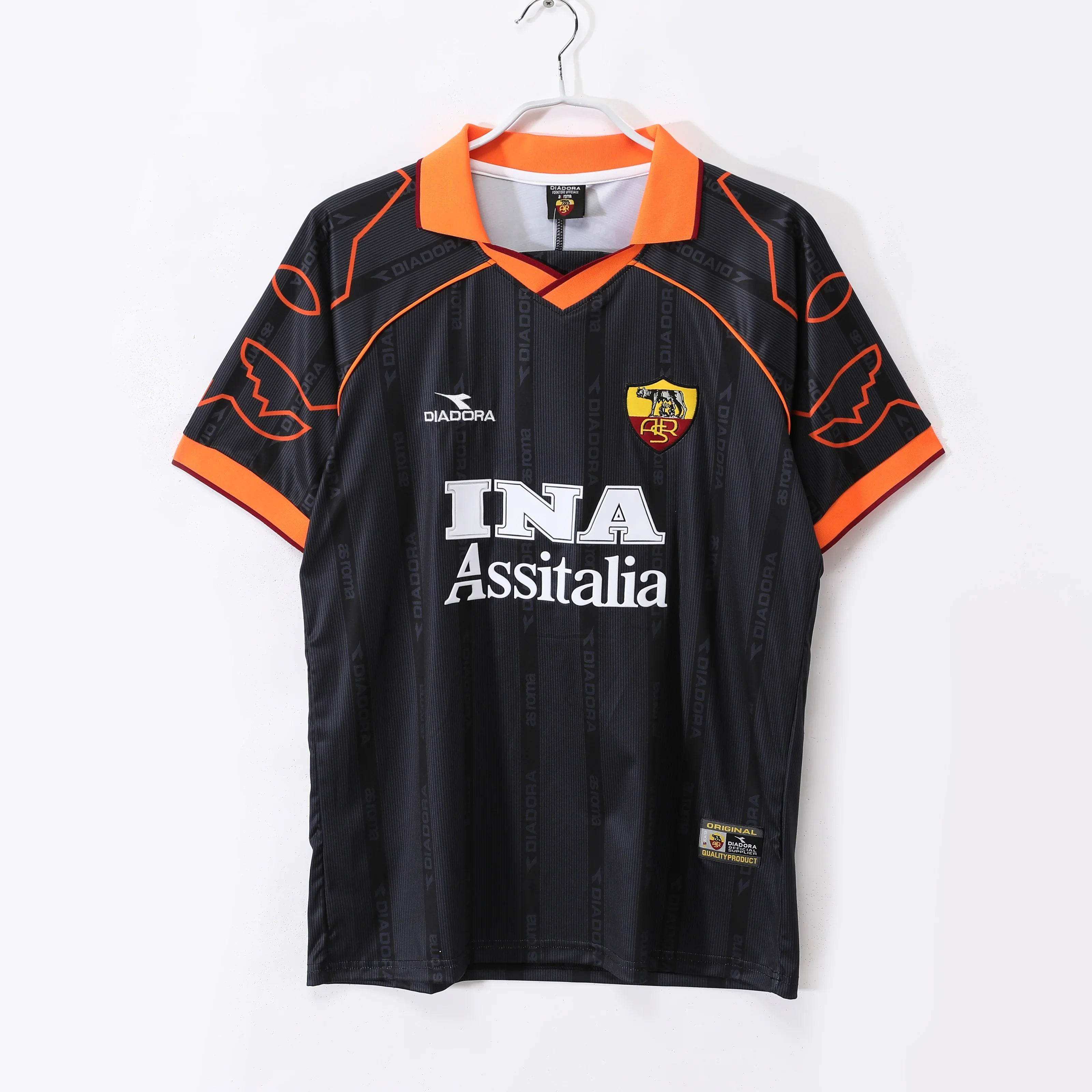 Maillot AS Roma 1999/2000 Rétro Officiel - Édition Vintage - JERSEY 