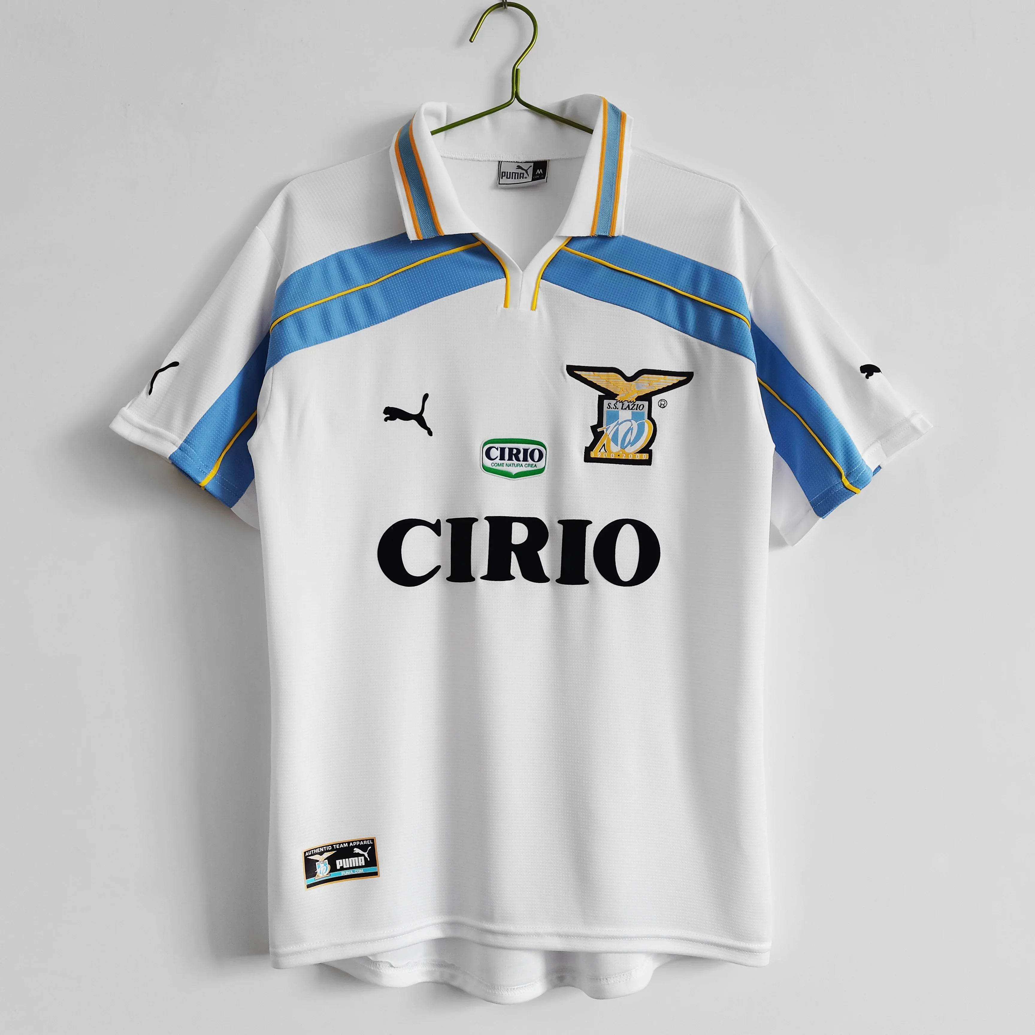 Maillot Lazio 1998/99 Rétro Officiel - Édition Vintage - JERSEY 