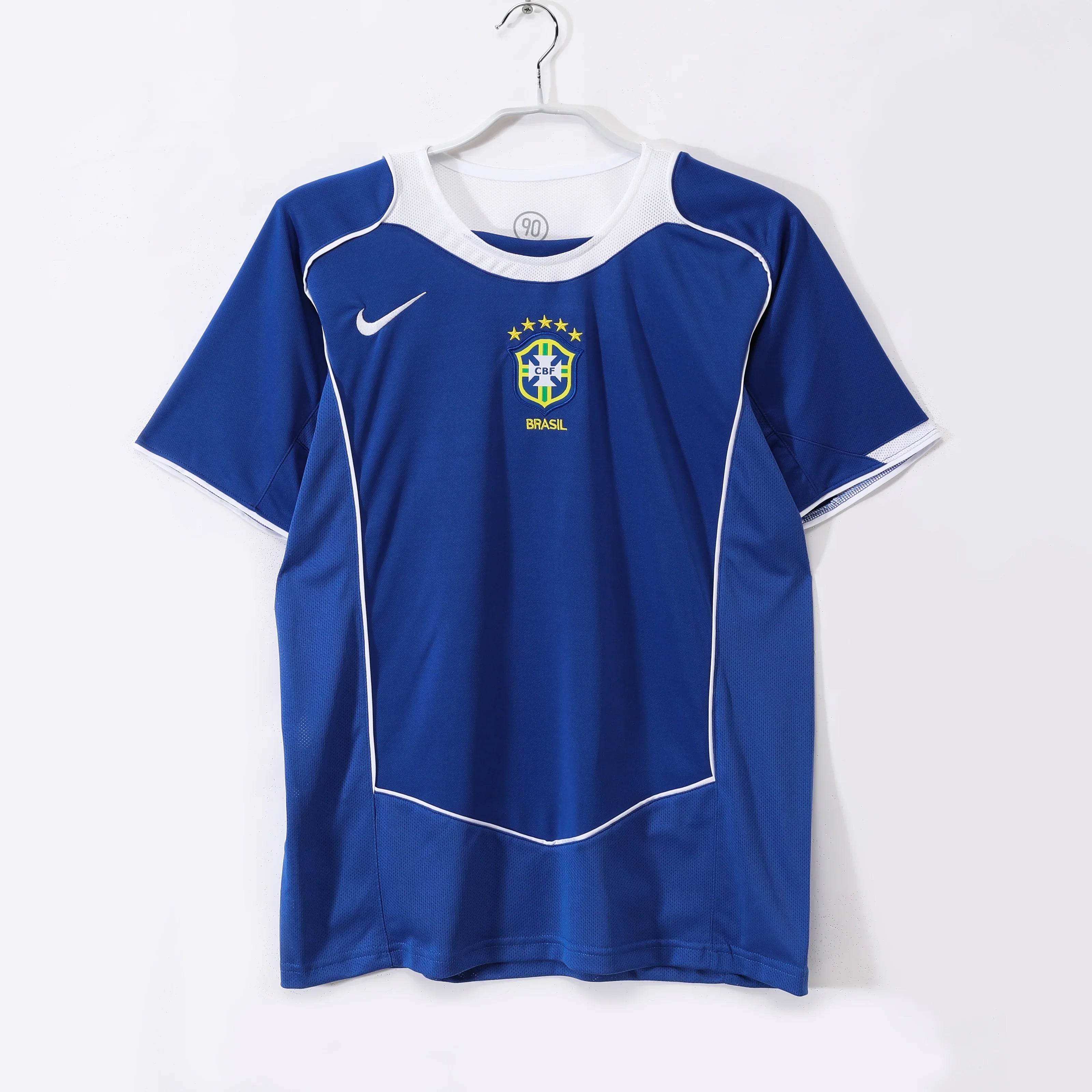 Maillot Brésil 2004 Rétro Officiel - Édition Vintage - JERSEY 