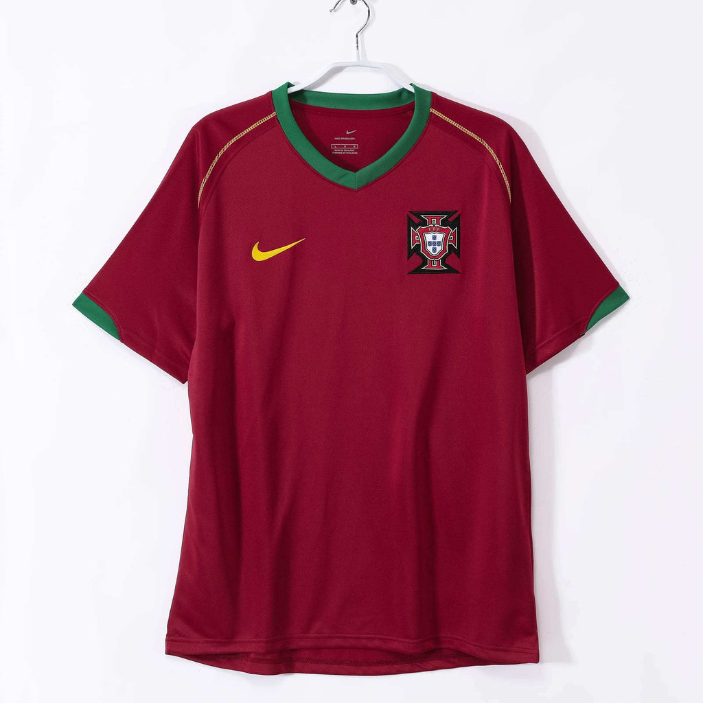Maillot Portugal 2006 Rétro Officiel Édition Vintage - JERSEY 