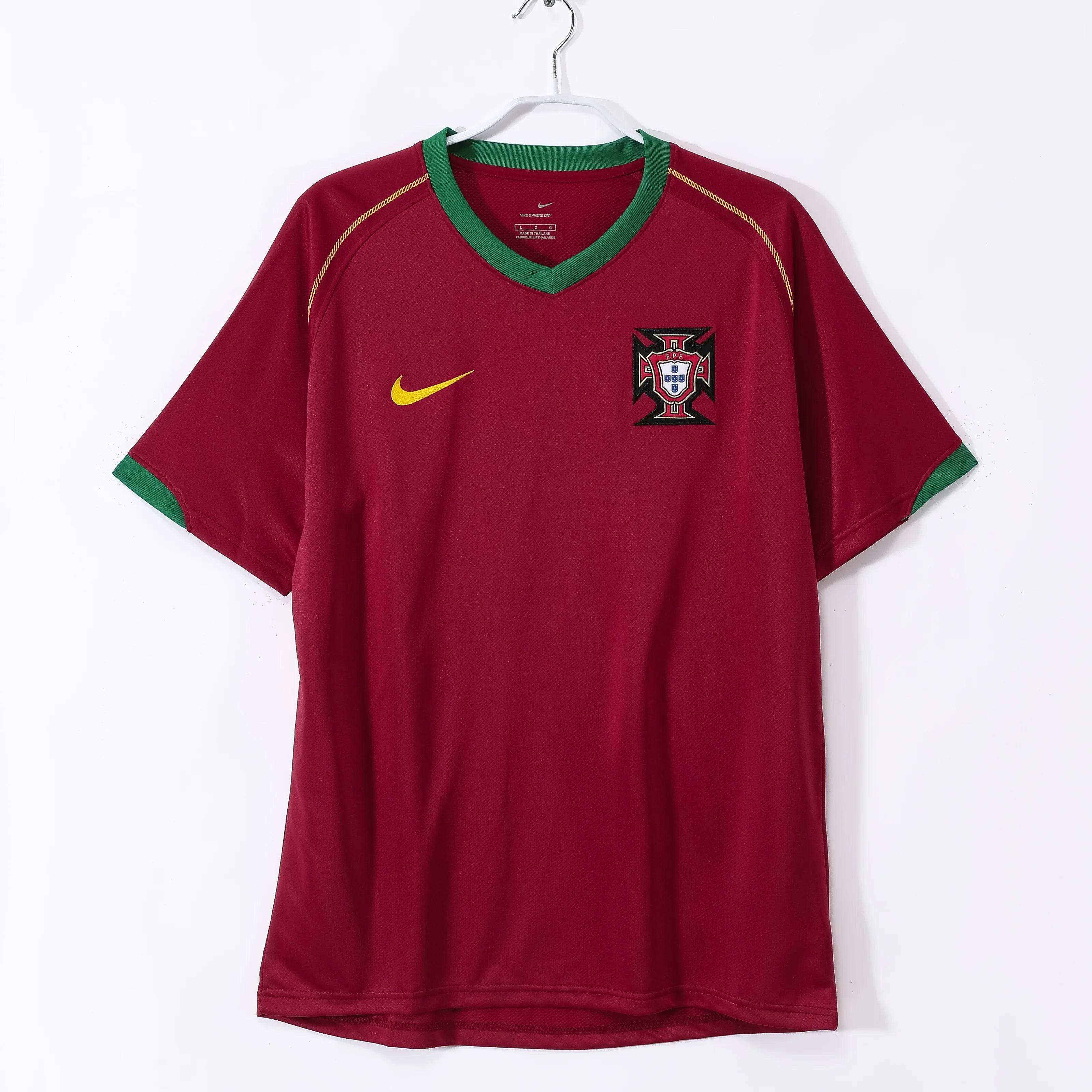Maillot Portugal 2006 Rétro Officiel Édition Vintage - JERSEY 