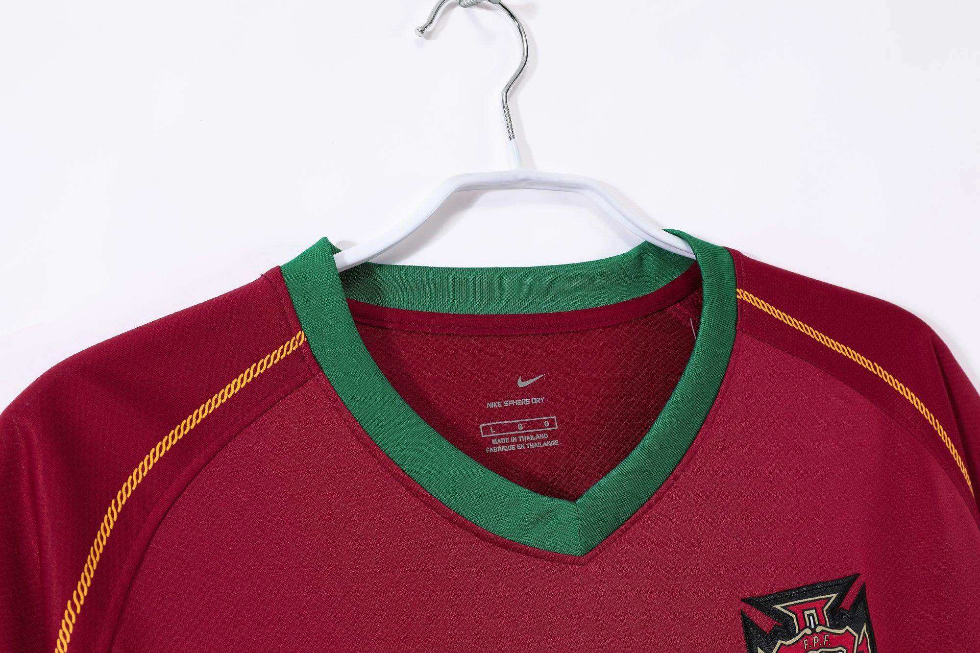 Maillot Portugal 2006 Rétro Officiel Édition Vintage - JERSEY 