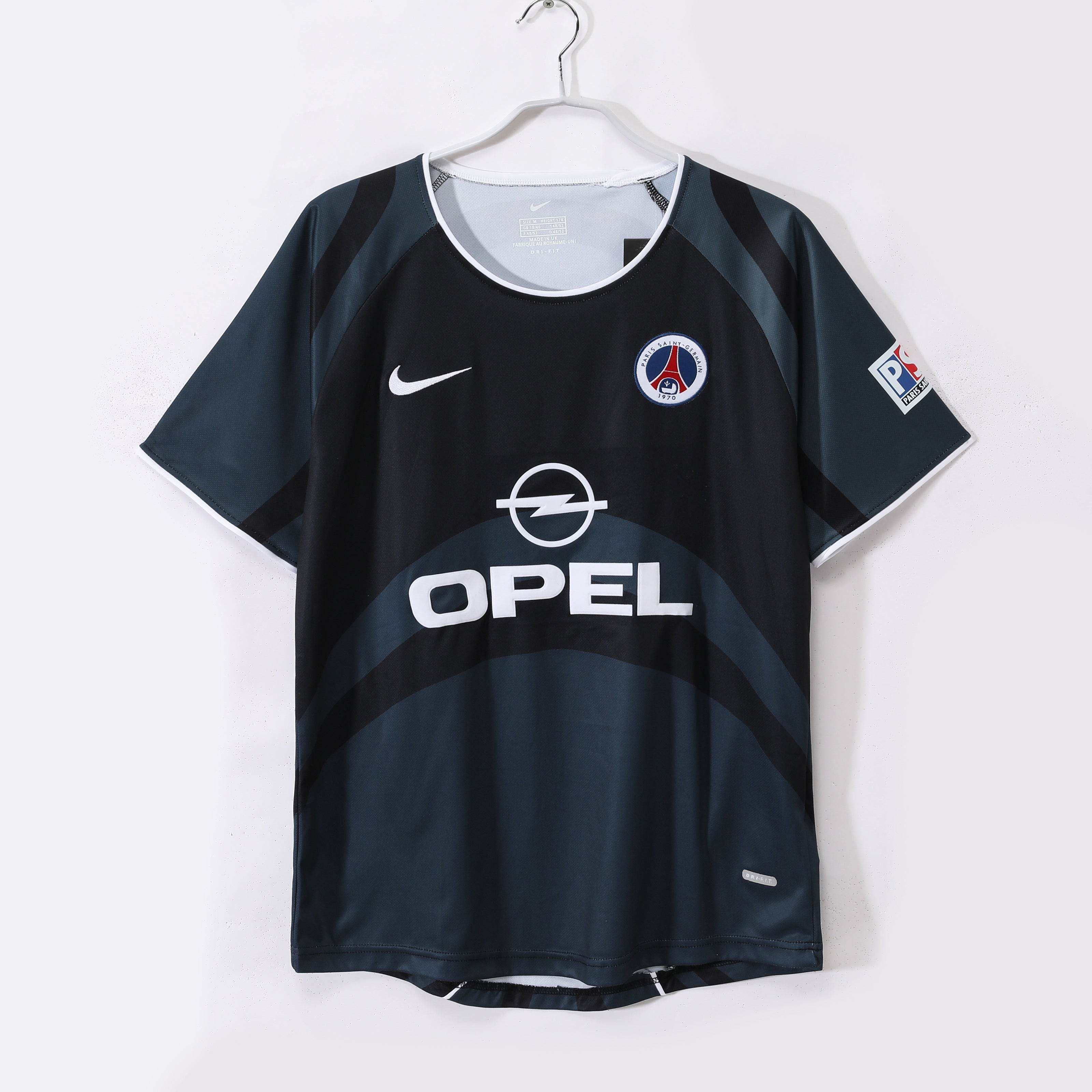 Maillot PSG 2001/02 Noir Third - Édition Vintage Officielle - JERSEY 