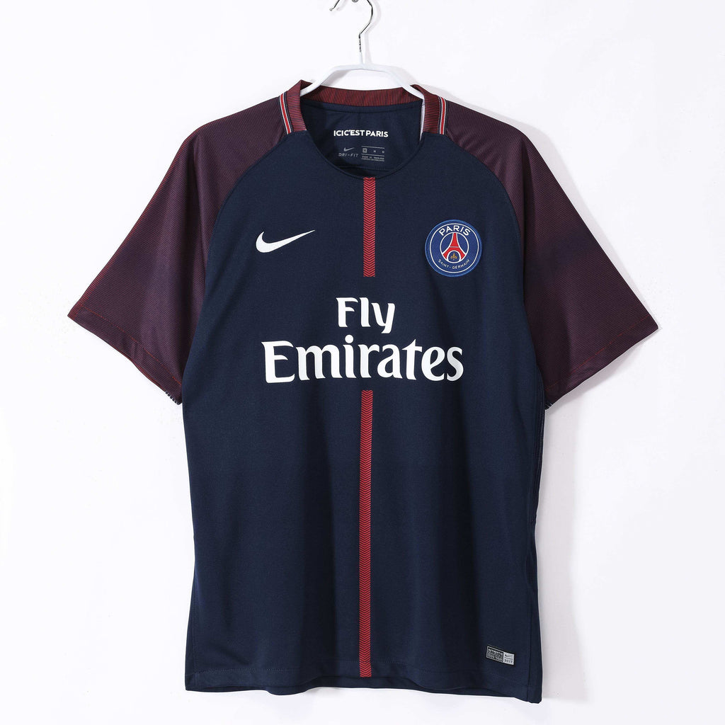 Maillot PSG 2017/18 Bleu Domicile - Édition Vintage Officielle - JERSEY 