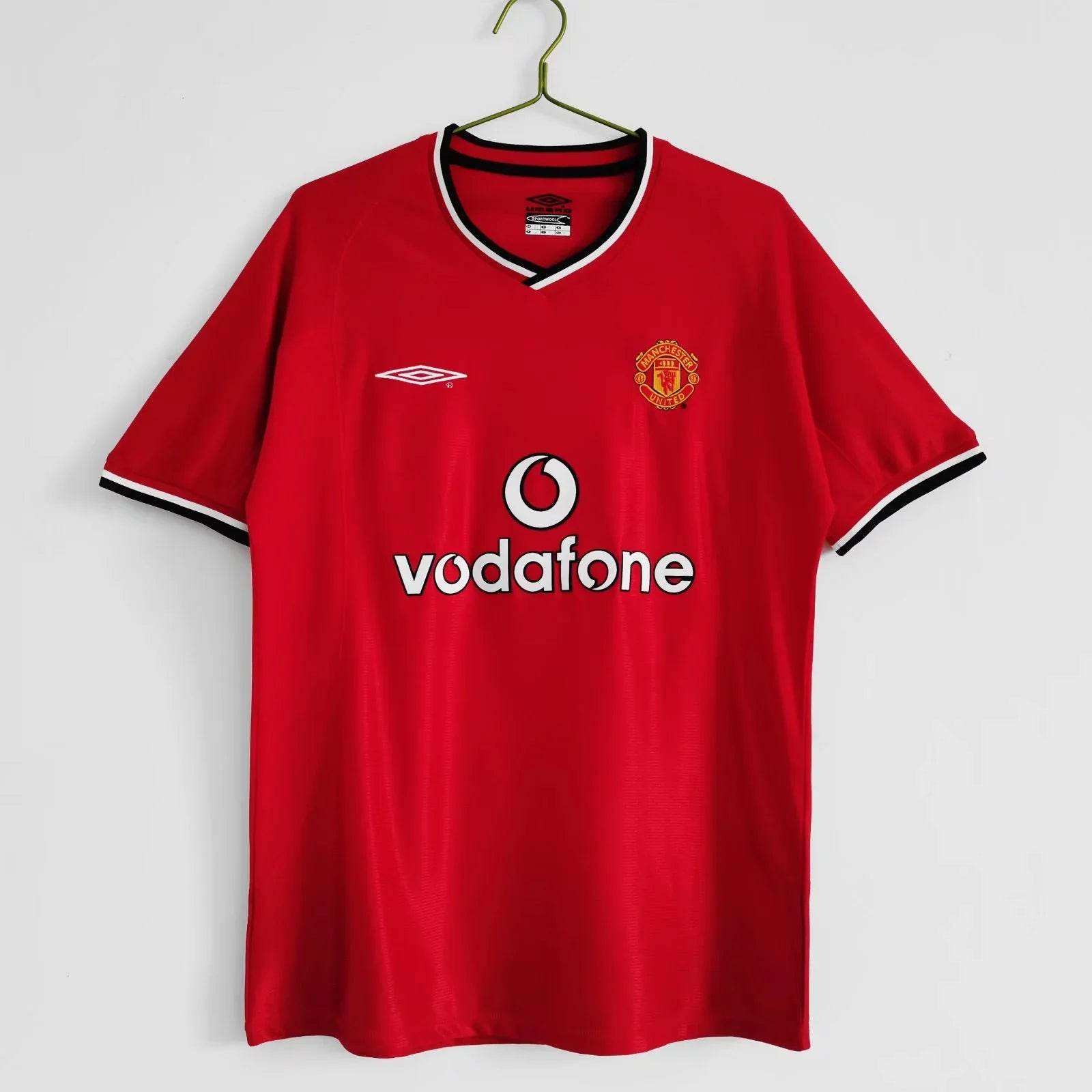 Maillot Manchester United 2002 Rétro Officiel Édition Vintage - JERSEY 