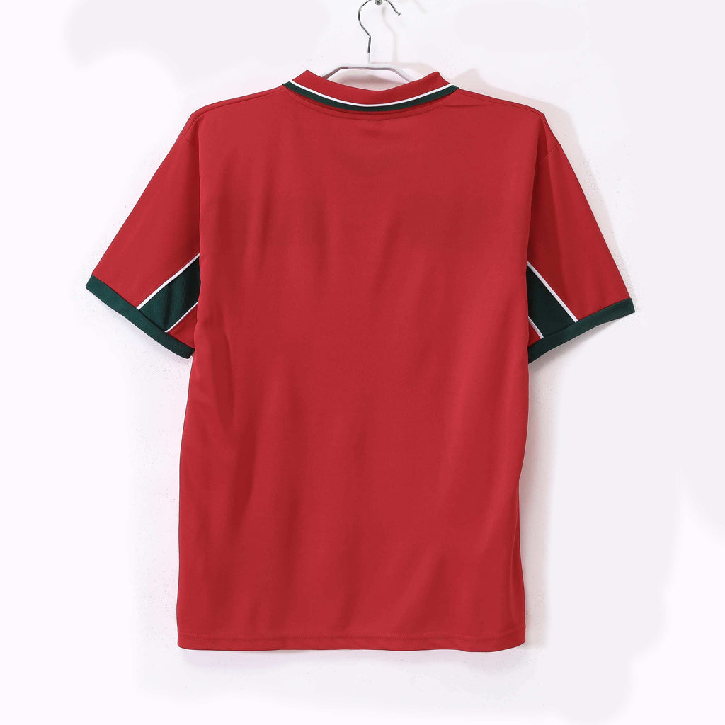 Maillot Maroc 1998 Rouge Vert - Édition Vintage Officielle - JERSEY 
