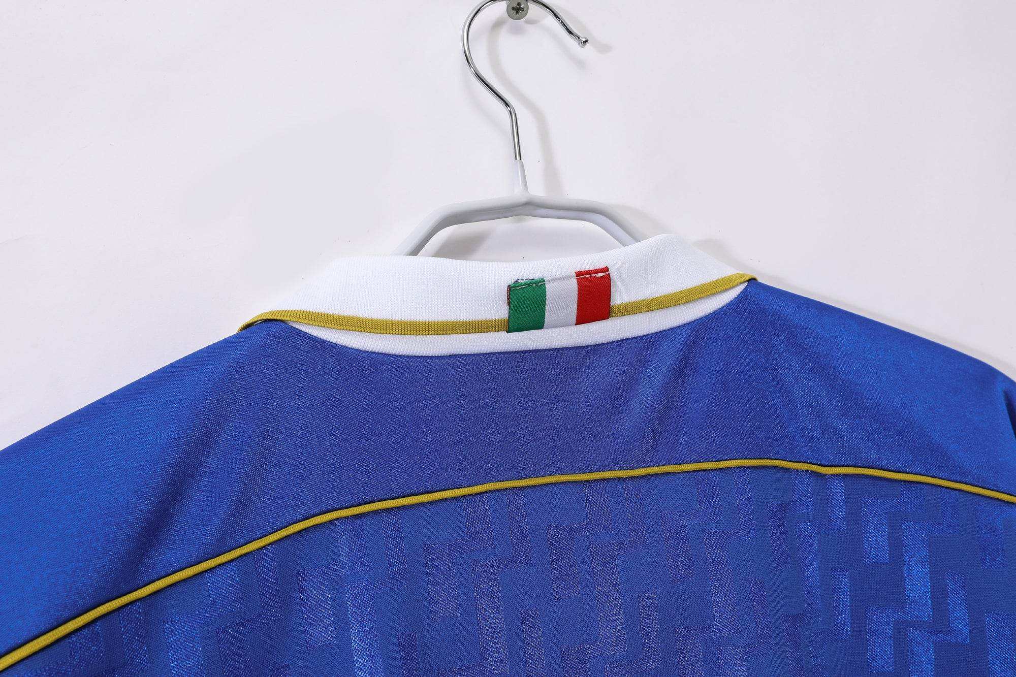 Maillot Italie 1995 Bleu Azur - Édition Vintage Officielle - JERSEY 